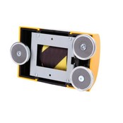 Magnetic Retractable Barrier 4.6m (15ft) Yellow/black belt - Made in Germanymany