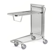 Shop Cart Trolley  With  Automatic Adjustable Shelf