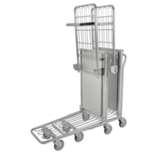Shop Cart Trolley  With  Automatic Adjustable Shelf