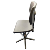 Ergonomic Work Chair Elegantly Adjustable in Depth and Height 360°