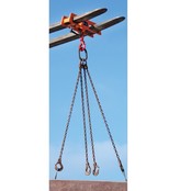 Lifting beam with load hook 5000 kg for Forklift Painted