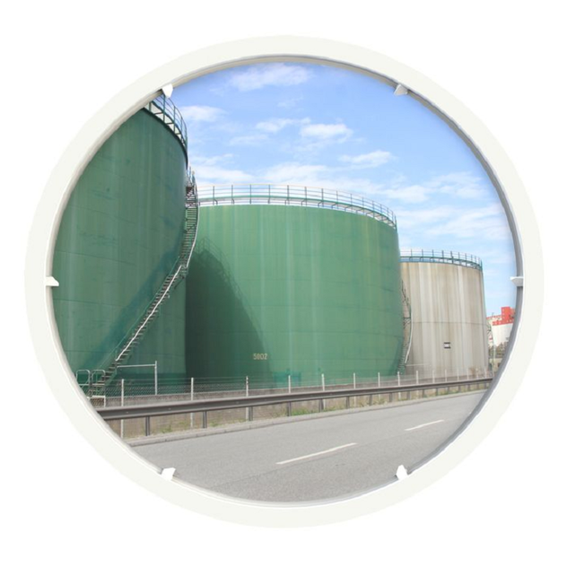 Universal Mirror -Round -White Frame