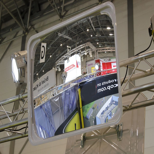 Universal Mirror -Round -White Frame