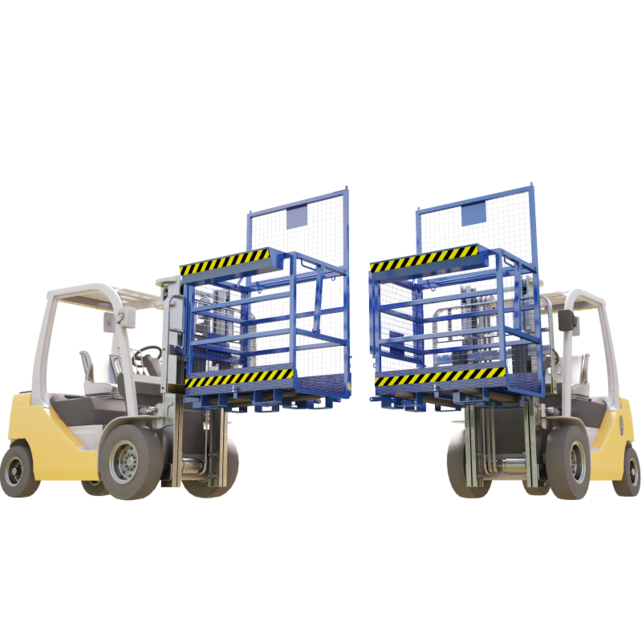 Access Safety Working Platform 1.2x0.8x2m man basket for forklift