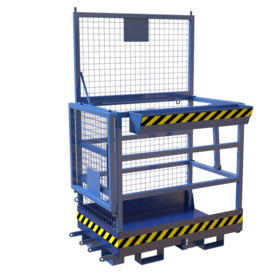 Access Safety Working Platform 1.2x0.8x2m man cage for forklift 350Kg CE