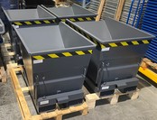 Chip Container Automatic 2300L Tipper Container with Rollover System MC-Model