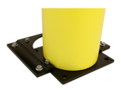 Bollard Heavy duty Traffic barrier ø 200mm from Polyethylene