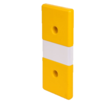 Wall Protection Polyethylene 250 x 600 x 50 mm Rectangular with Reflective Foil