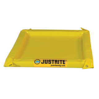 44 Gallon Spill Capacity , 6' x 6' x 2", Maintenance Spill Berm, Yellow