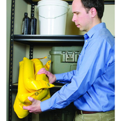 60 Gallon Spill Capacity , 4' x 6' x 4", Maintenance Spill Berm, Yellow