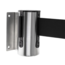 SalesBridges Wall-Mounted Demarcation   Black Tape, Stainless steel  Holder