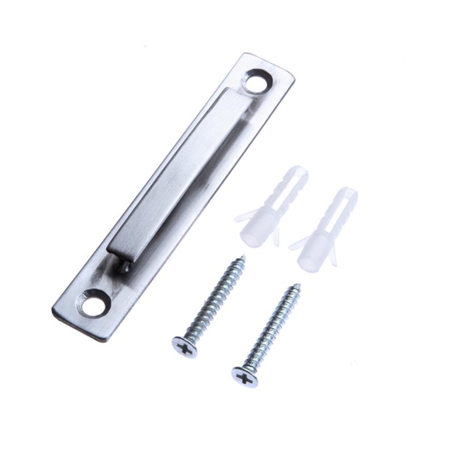 Wall-Mounted Demarcation 2m Blue Tape, Stainless Steel Holder