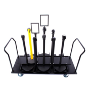 Chic Design, Trolley Car For Transport 18 Barrier Stands , Flat