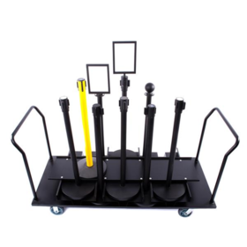 Chic Design, Trolley Car For Transport 18 Barrier Stands , Flat