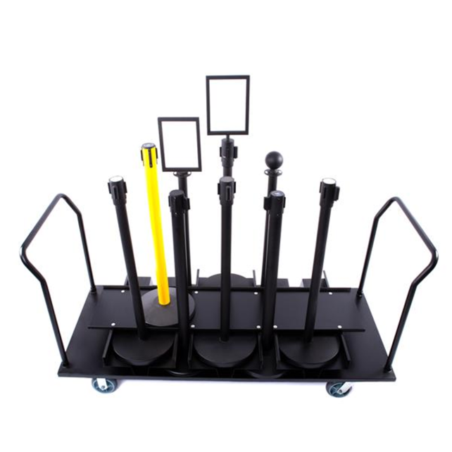 Chic Design, Trolley Car For Transport 18 Barrier Stands , Flat