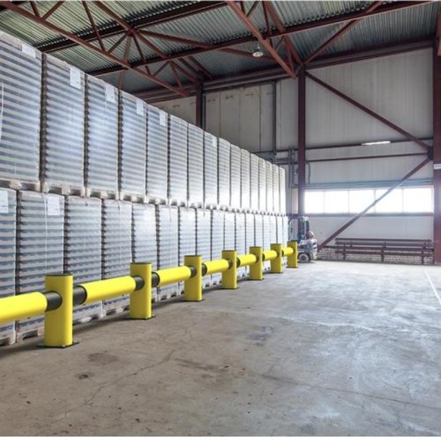 Traffic Barrier- CH,  SINGLE RAIL, Flexible Impact Protection Modular