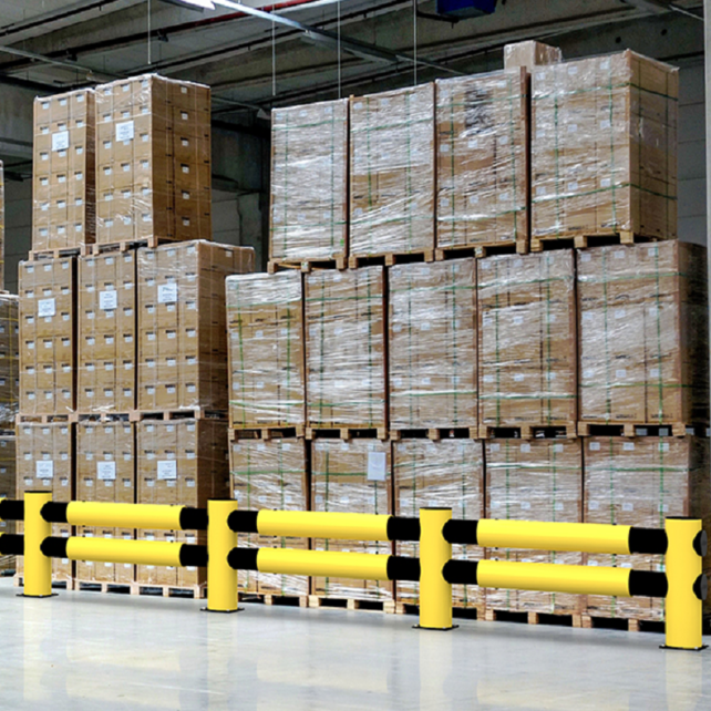 Traffic Barrier-H, Double RAIL, Flexible Impact Protection Modular