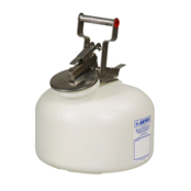 Self-Closing Containers for Non-flammable Corrosives  White