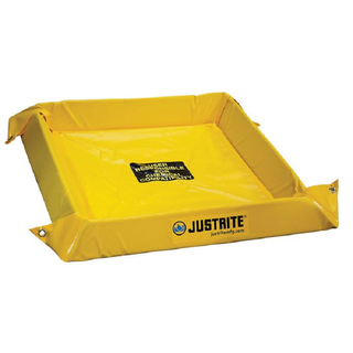 10 Gallon Spill Capacity , 2' x 2' x 4", Maintenance Spill Berm, Yellow
