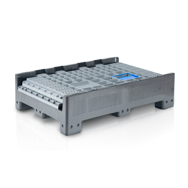 Folding Plastic Box 120x100x97.5 - 4 legs - 2 x deposit window