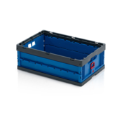 Folding Plastic  Crate 60 x 40 x 22 cm With or Without Lid