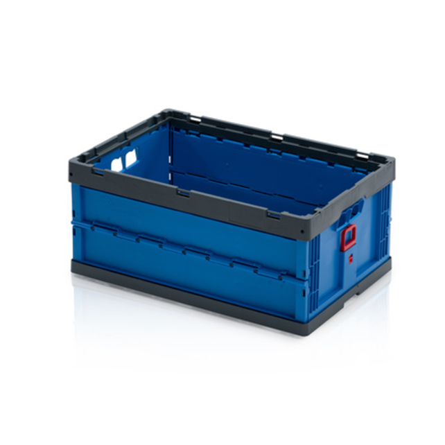 Folding  Plastic Crate 60 x 40 x 27 cm  Folding  Plastic Crate 60 x 40 x 27 cm With or Without Lid