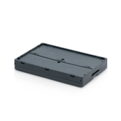 Folding  Plastic Crate 60 x 40 x 42 cm With or Without Lid