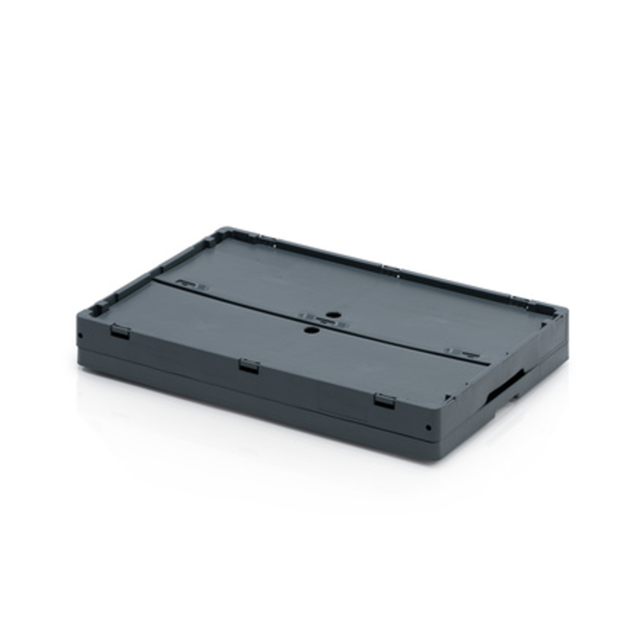 Folding  Plastic Crate 60 x 40 x 42 cm With or Without Lid