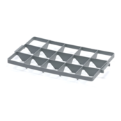 Folding Plastic Crate Perforated 60 x 40 x 22 cm Gray