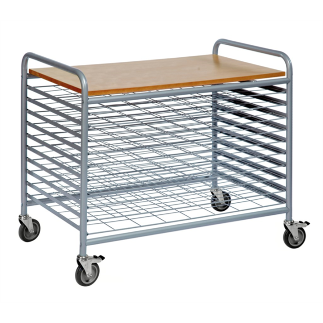 Paint Drying Rack Trolley 955 x 600 x 845 cm- 10 shelves