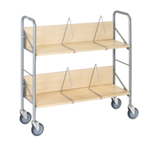 Book Shelf Trolley-900 x 300 x 920 mm -ARCHIVE TROLLEY