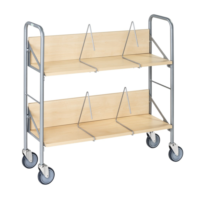 Book Shelf Trolley-900 x 300 x 920 mm -ARCHIVE TROLLEY