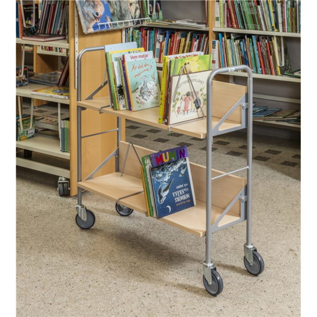 Book Shelf Trolley-900 x 300 x 920 mm -ARCHIVE TROLLEY