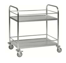 Stainless  C2 Cart 910 x 590 x 940 mm  with 2 Levels.