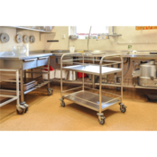Stainless  C2 Cart 910 x 590 x 940 mm  with 2 Levels.