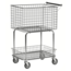 Salesbridges Shop Trolley L690 x W410 x H950 mm Electro-zinc finishing double baskets 100Kg