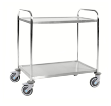 All Stainless C3 Cart, 2 Levels, Shelf Size 825 x 500 mm.