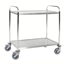 All Stainless C3 Cart, 2 Levels, Shelf Size 825 x 500 mm.