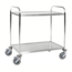 SalesBridges All Stainless C3 Cart, 2 Levels, Shelf Size 825 x 500 mm.