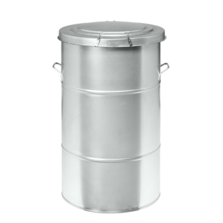 115 L  Waste Bin - Industrial Bins- 490 x 490 x 805 mm-Electro-Galvanized