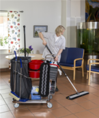 Electrogalvanized Flexible  CLEANING TROLLEY