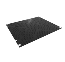 Mats for Heavy Equipment, 3 m x 2.5 m x 38 mm 18-Gauge  CR Steel Material WorkPad