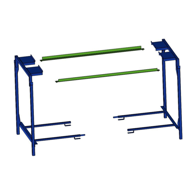 Racks For1200 mm x 800 mm  Wooden Pallets, Double Row Racks For1200 mm x 800 mm  Wooden Pallets, Double Row