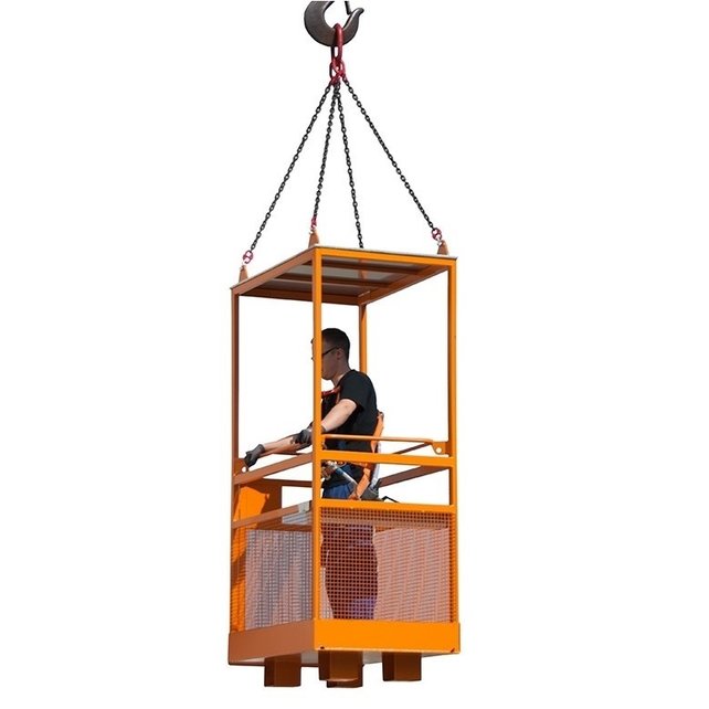 Access Safety Working Platform for crane 800x1200x2305mm DIN EN 14502-1