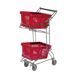 Shopping Basket Trolley, Capacity 60 Kg