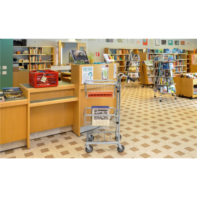 Mini Shop Trolley  Capacity: 35 kg With  Adjustable Thread Basket Size