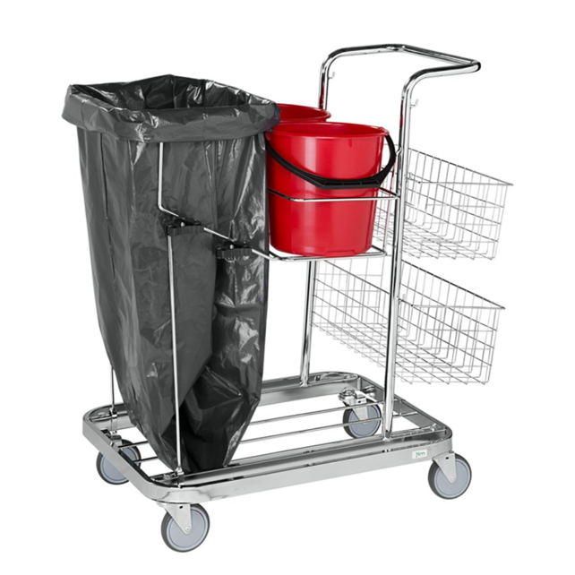 Electrogalvanized Flexible  CLEANING TROLLEY