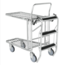 Kongamek Shopping Cart Warehouse Trolley With  Adjustable Shelf