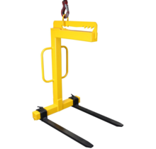 Fixed Height Pallet Hook for a Truck-Mounted Crane