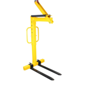 Self Balancing Pallet Hook for a Truck-Mounted Crane